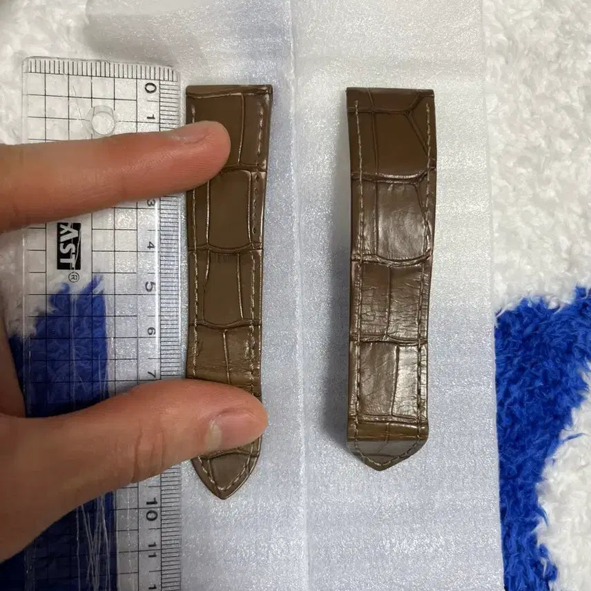 [BUNJANG] Cartier Tank Crocodile Leather Strap (Deployant Buckle) - Various Colors / 정품) 까르띠에  탱크 악어가죽 스트랩 (디버클용) 3가지 컬러 각각