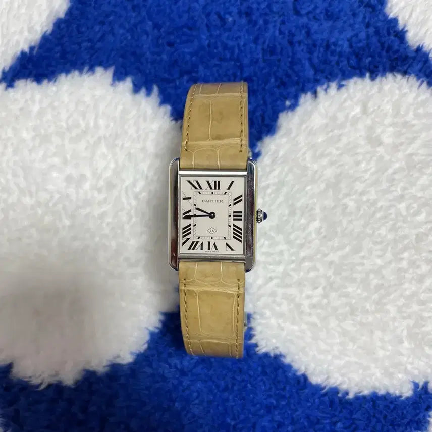 [BUNJANG] Cartier Tank Crocodile Leather Strap (Deployant Buckle) - Various Colors / 정품) 까르띠에  탱크 악어가죽 스트랩 (디버클용) 3가지 컬러 각각