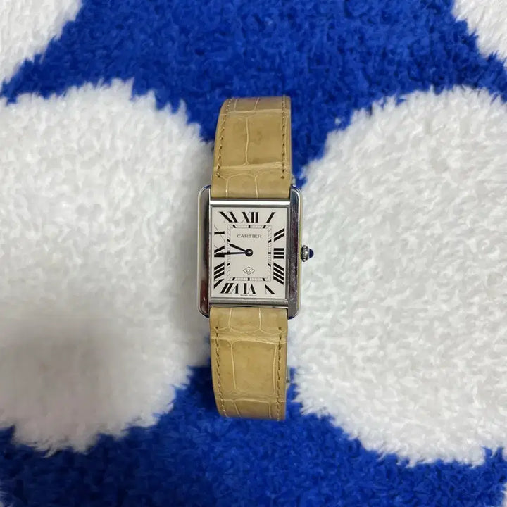 [BUNJANG] Cartier Tank Crocodile Leather Strap (Deployant Buckle) - Various Colors / 정품) 까르띠에  탱크 악어가죽 스트랩 (디버클용) 3가지 컬러 각각