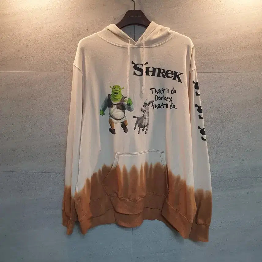 [BUNJANG] DreamWorks Shrek Tie-Dye Hoodie / 드림웍스정품. 슈렉 타이다이 후드티. 새상품!
