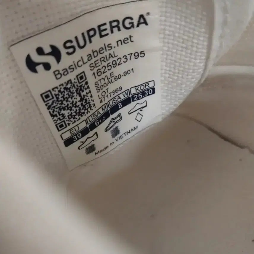 [BUNJANG] Superga 2750 Superlight Sneakers (White, 245) / 여성 수페르가 2750 수퍼라이트 운동화 (245)