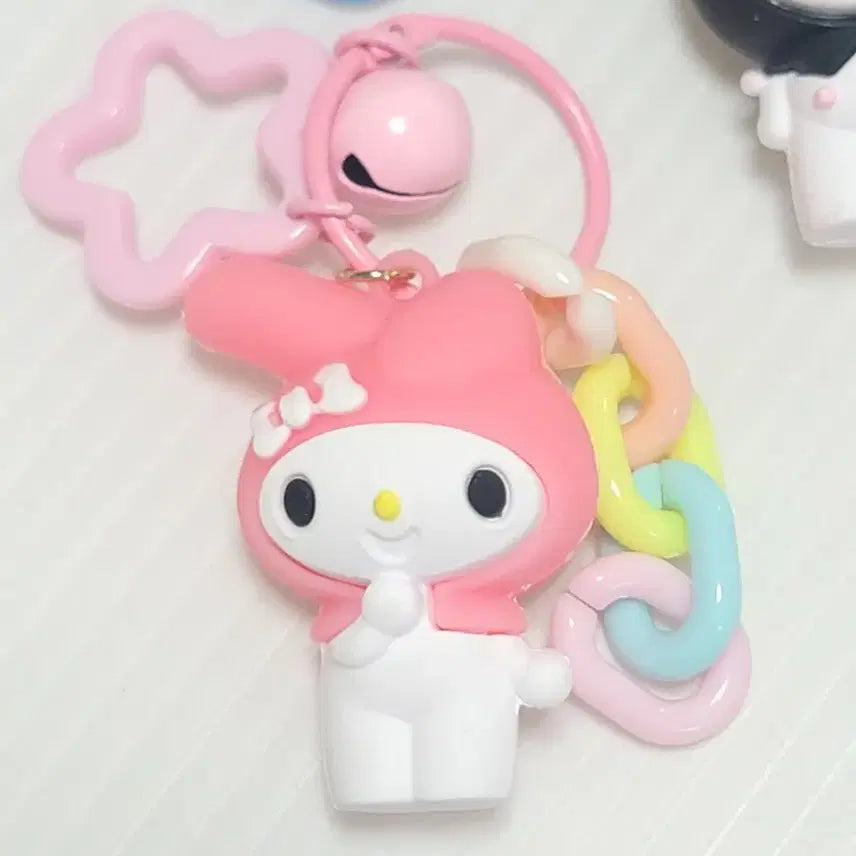 [BUNJANG] Sanrio My Melody Kuromi Cinnamoroll Keyring Set / 산리오 마이멜로디 쿠로미 시나모롤 키링 3종