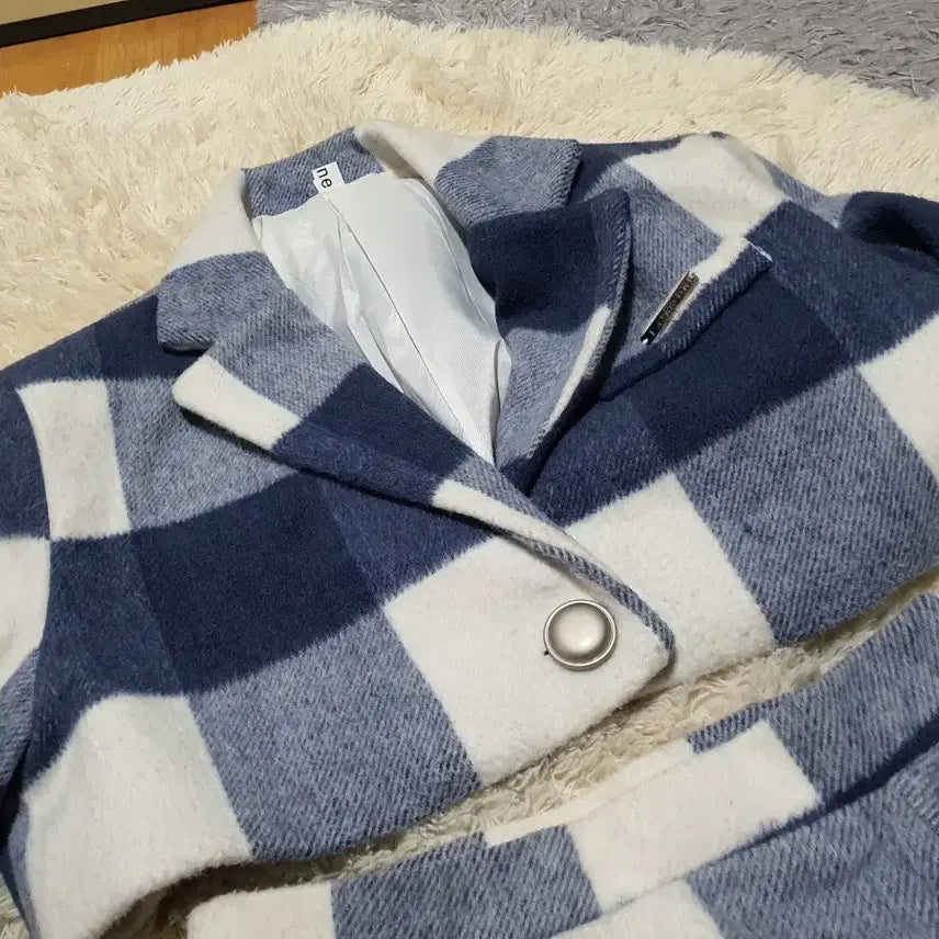 [BUNJANG] Checkered Two-Piece Set / 체크 자켓 스커트 투피스 세트