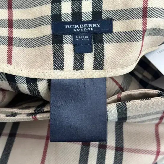 [BUNJANG] Burberry Check Mini Wrap Skirt / 버버리 체크 버클 미니 랩스커트