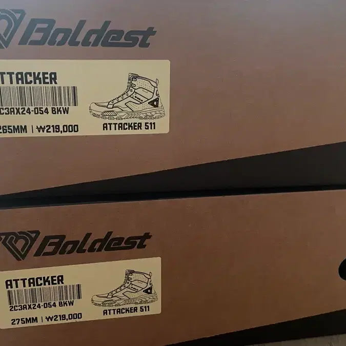 [BUNJANG] Boldest Attacker 511 Safety Boots / Boldest Attacker 511 안전화 265, 275
