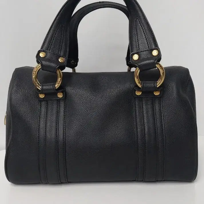 [BUNJANG] MCM Black Leather Tote Bag / 정품 MCM 블랙 가죽 토트백