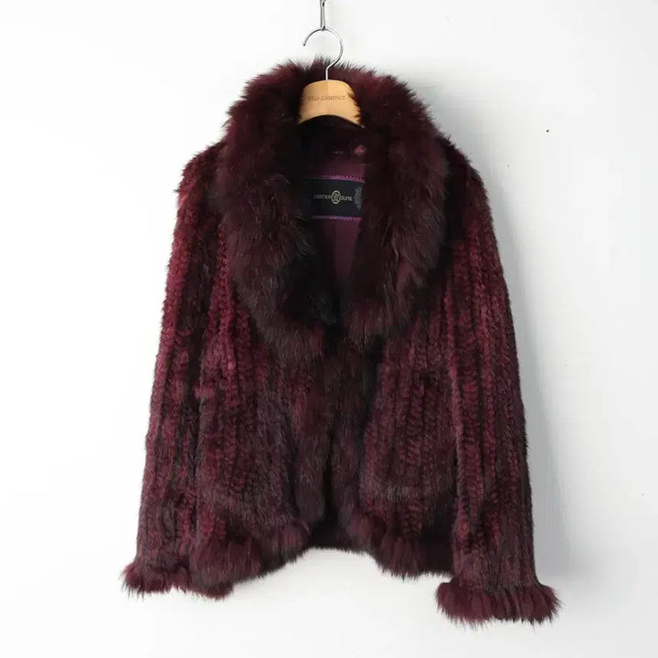 [BUNJANG] Corner Suite Fox Fur Collar Mink Jacket / 55/코너스위트 폭스카라 밍크 자켓