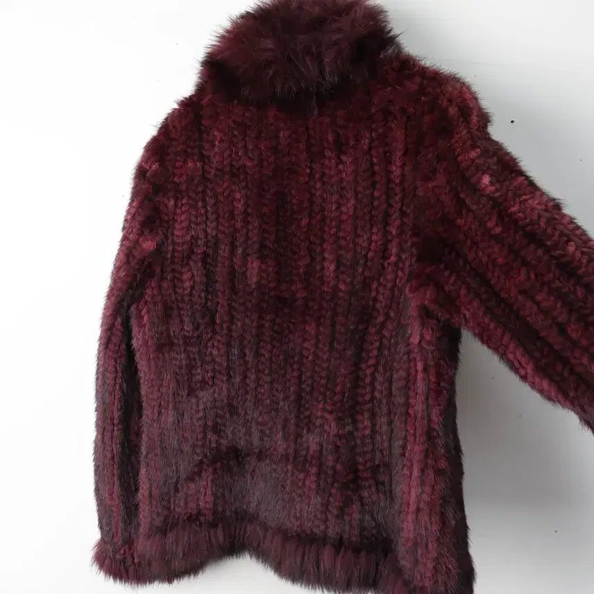[BUNJANG] Corner Suite Fox Fur Collar Mink Jacket / 55/코너스위트 폭스카라 밍크 자켓
