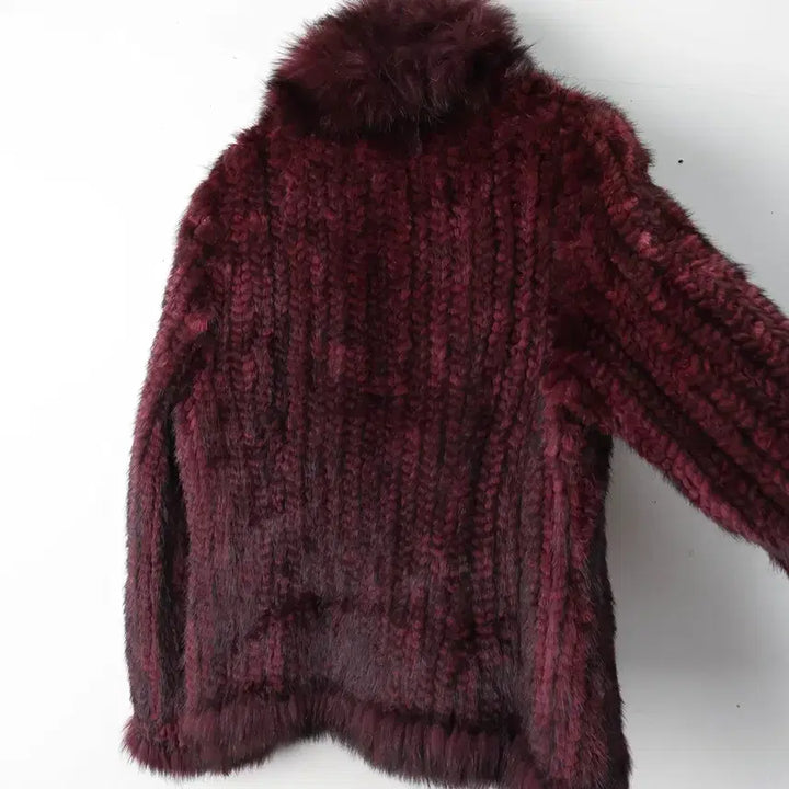 [BUNJANG] Corner Suite Fox Fur Collar Mink Jacket / 55/코너스위트 폭스카라 밍크 자켓
