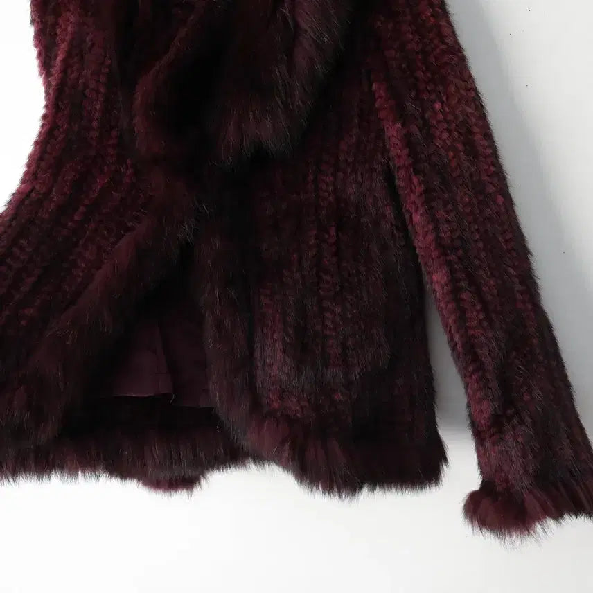 [BUNJANG] Corner Suite Fox Fur Collar Mink Jacket / 55/코너스위트 폭스카라 밍크 자켓