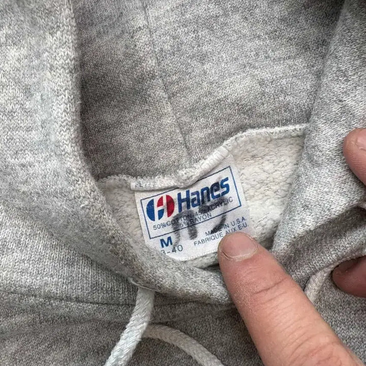 [BUNJANG] ARMY Gray Hoodie / ARMY 프린팅 후드티 그레이