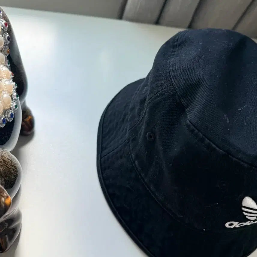 [BUNJANG] Adidas Black Bucket Hat / 아디다스 블랙 버킷햇 모자 57~59