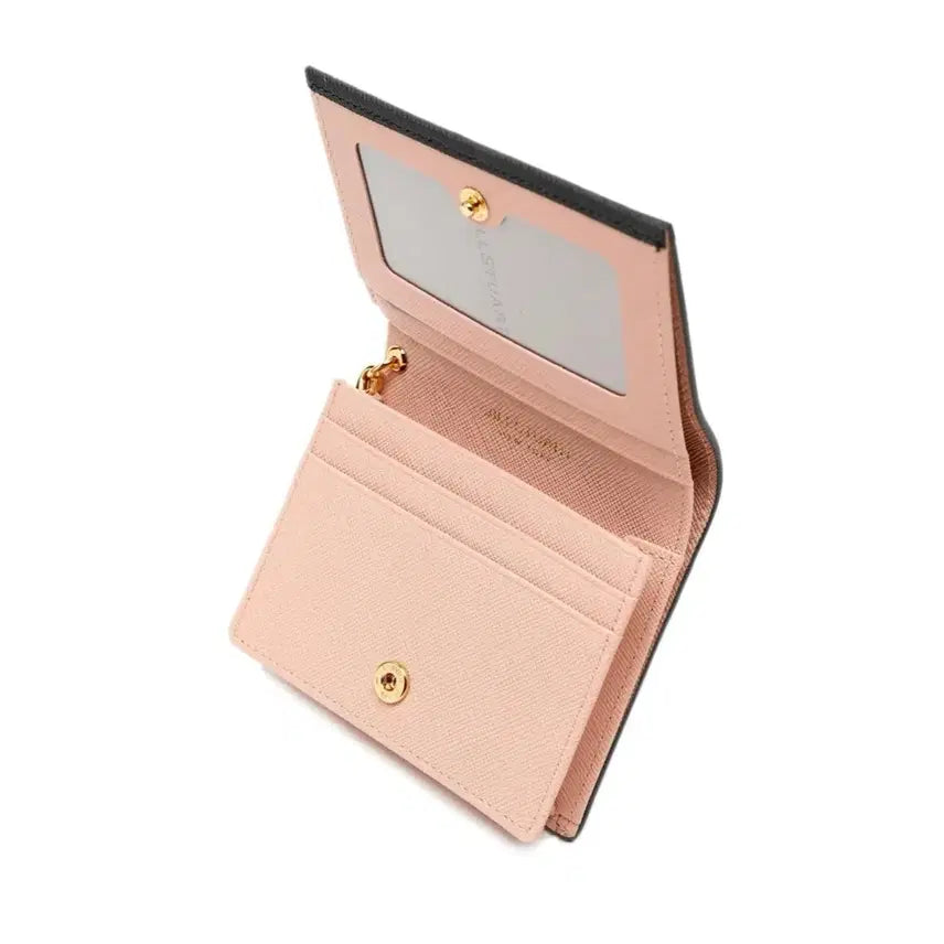 [BUNJANG] Jill Stuart Gray Pink Bifold Wallet / 질스튜어트 그레이 핑크 반지갑(상태좋아요
