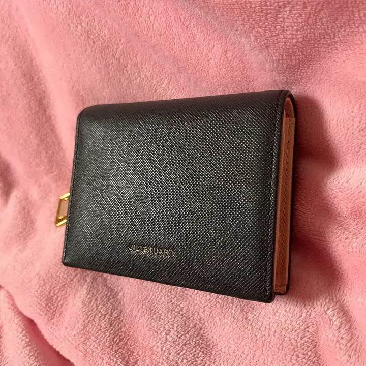 [BUNJANG] Jill Stuart Gray Pink Bifold Wallet / 질스튜어트 그레이 핑크 반지갑(상태좋아요