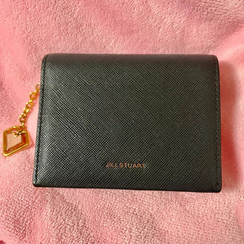 [BUNJANG] Jill Stuart Gray Pink Bifold Wallet / 질스튜어트 그레이 핑크 반지갑(상태좋아요