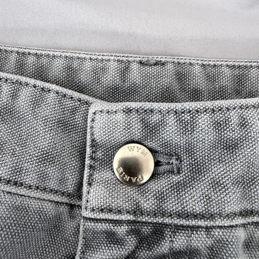 [BUNJANG] Wooyoungmi 3D Denim Gray Jeans / 우영미3d데님 그레이