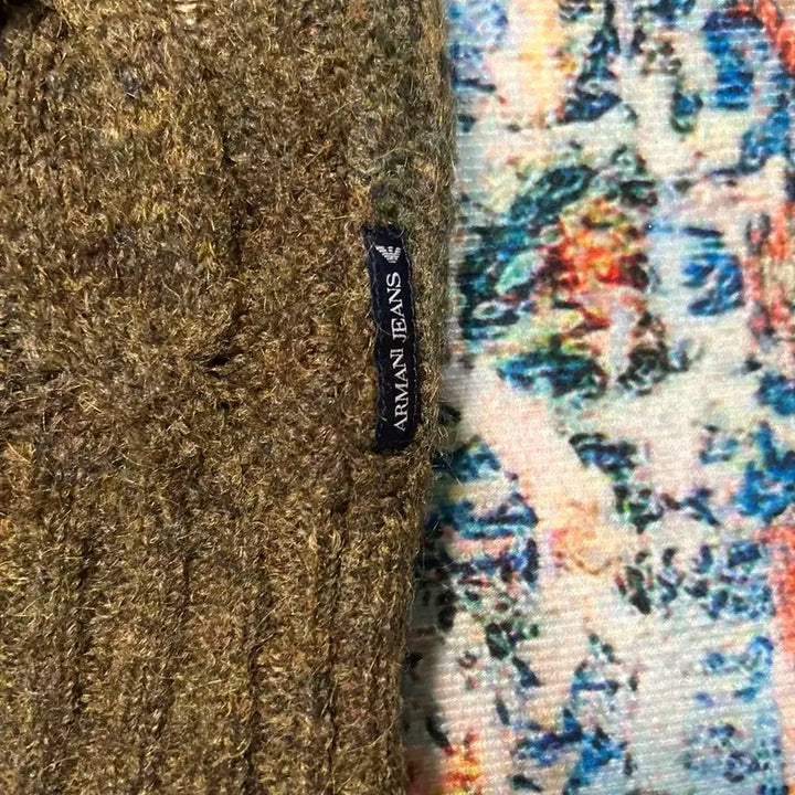 [BUNJANG] Armani Mohair Cable Knit Sweater / [XL] 아르마니 진 모헤어 케이블 니트