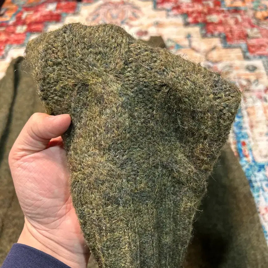 [BUNJANG] Armani Mohair Cable Knit Sweater / [XL] 아르마니 진 모헤어 케이블 니트