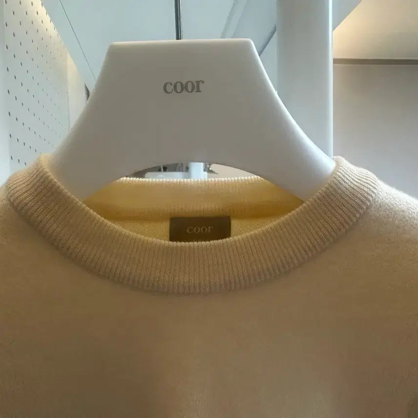 [BUNJANG] coor 20SS Cashmere Round Knit Sweater / 쿠어 20SS 캐시미어 라운드 니트