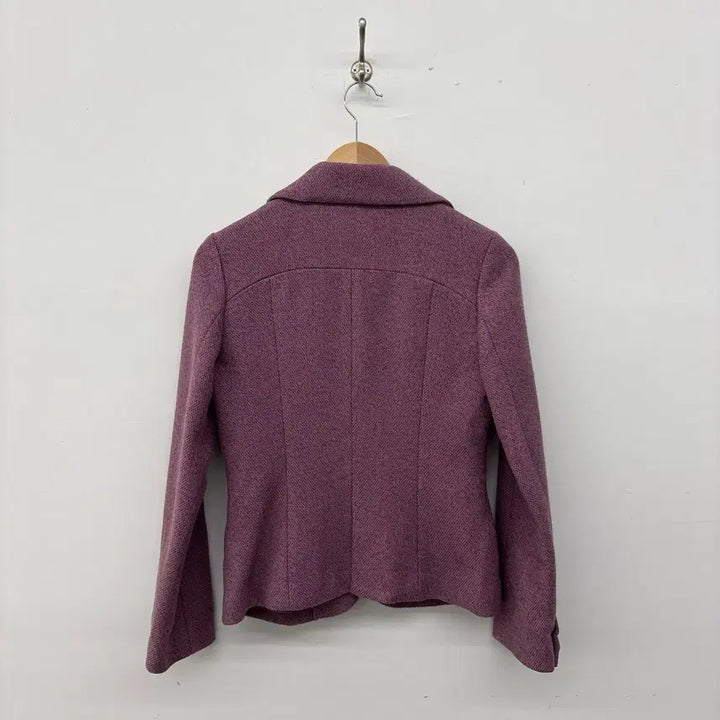 [SOLD OUT] 질스튜어트 퍼플 트위드 여성 자켓 여m