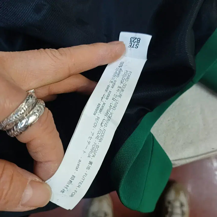 [BUNJANG] Zara Double Button Jacket (80 Size) / 자라 그린 더블 버튼 자켓80사이즈 봄가을  62149