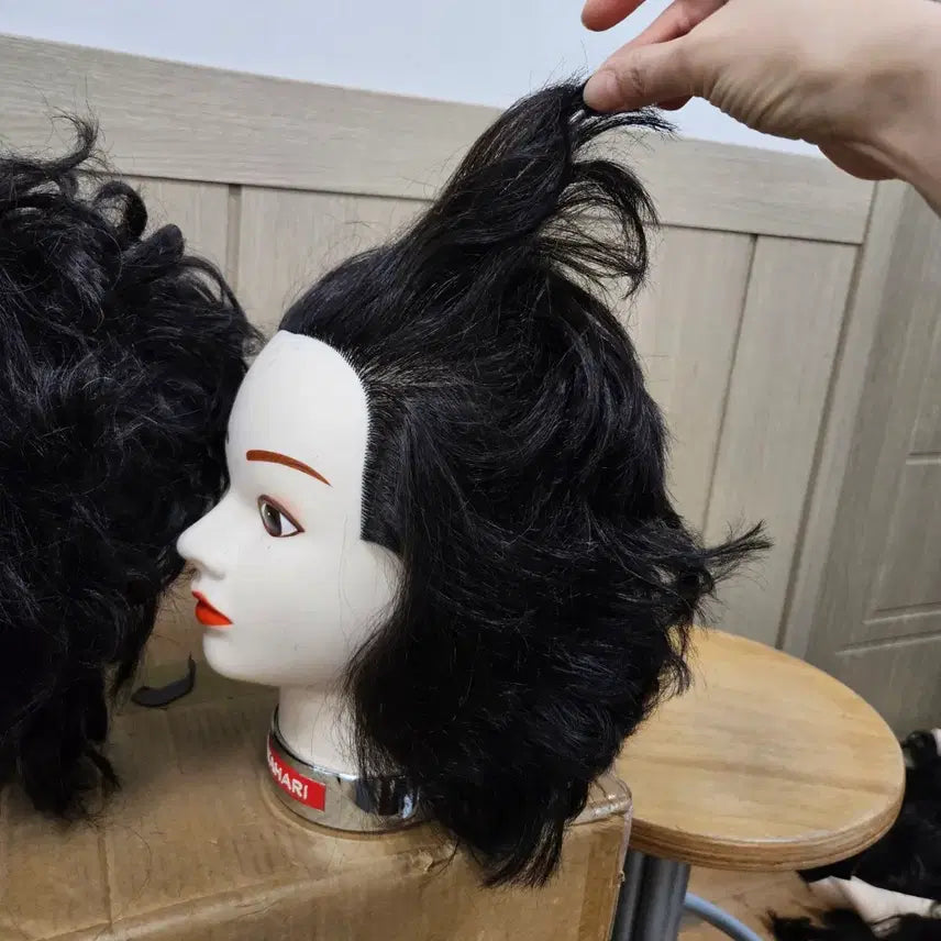 [BUNJANG] Wig Bundle Set (5) / 시험가발, 미용가발, 인모가발 일괄(5)