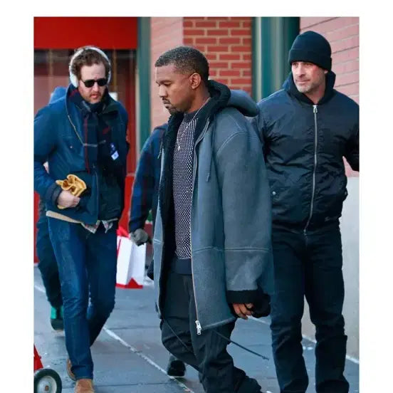 [BUNJANG] Yeezy Season 5 Shearling Hooded Mustang / [m] 이지 시즌 5 블랙 시어링 후드 무스탕 코트 쉬어링 yeezy