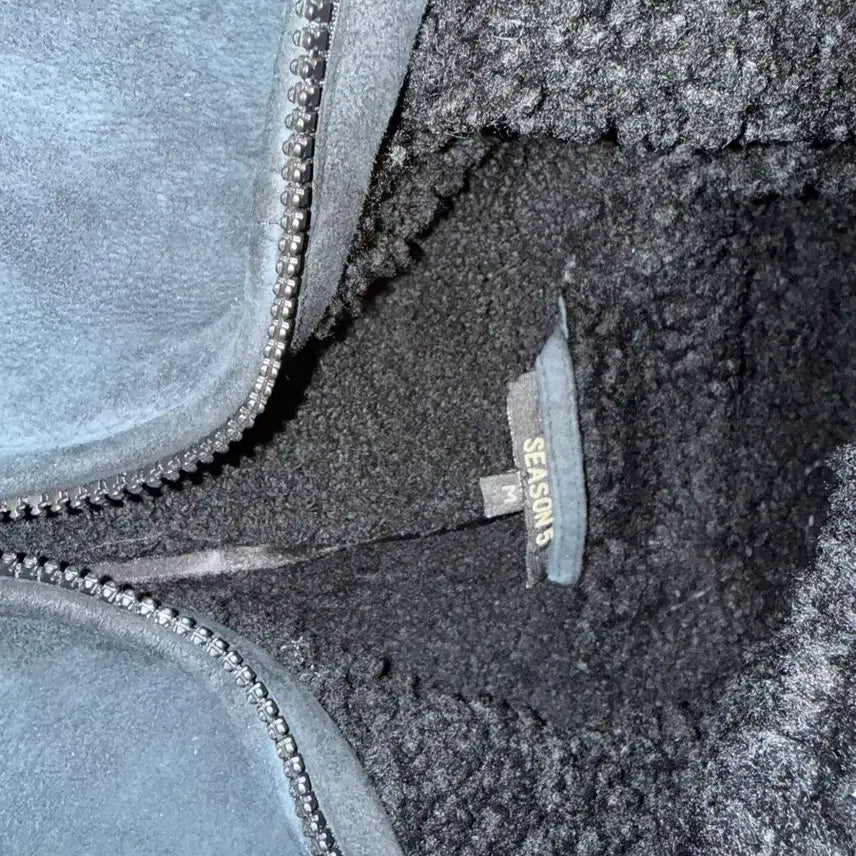 [BUNJANG] Yeezy Season 5 Shearling Hooded Mustang / [m] 이지 시즌 5 블랙 시어링 후드 무스탕 코트 쉬어링 yeezy