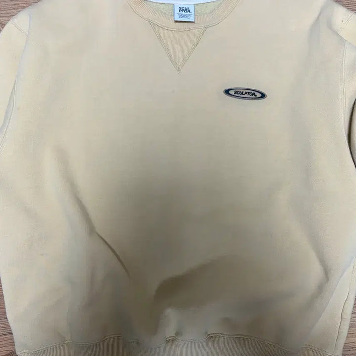 [BUNJANG] Sculptor Cream Sweatshirt / Sculptor 스컬프터 맨투맨 티셔츠 크림