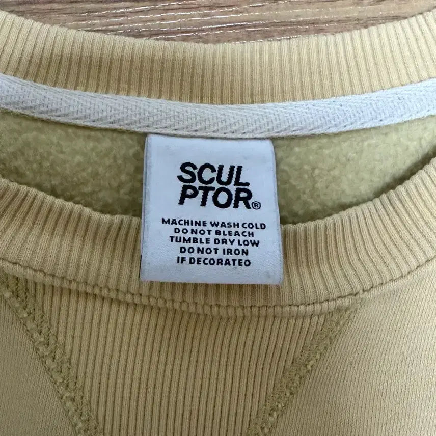 [BUNJANG] Sculptor Cream Sweatshirt / Sculptor 스컬프터 맨투맨 티셔츠 크림