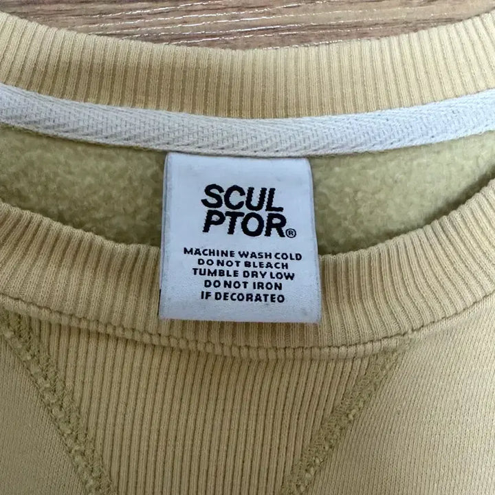 [BUNJANG] Sculptor Cream Sweatshirt / Sculptor 스컬프터 맨투맨 티셔츠 크림