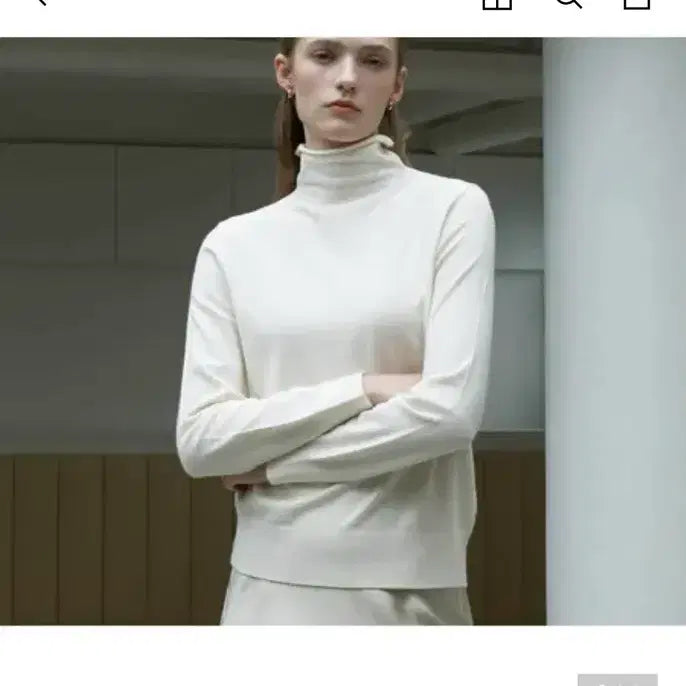 [BUNJANG] Edited Turtleneck Knit / 에디티드 터틀 니트 77사이즈 아이보리, 베이지