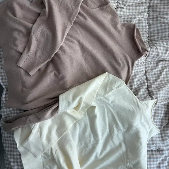 [BUNJANG] Edited Turtleneck Knit / 에디티드 터틀 니트 77사이즈 아이보리, 베이지