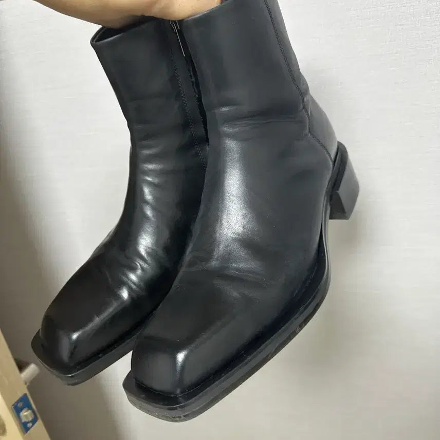 [BUNJANG] Lost Garden Square Toe Boots 255mm / 로스트가든 스퀘어토 부츠 255mm