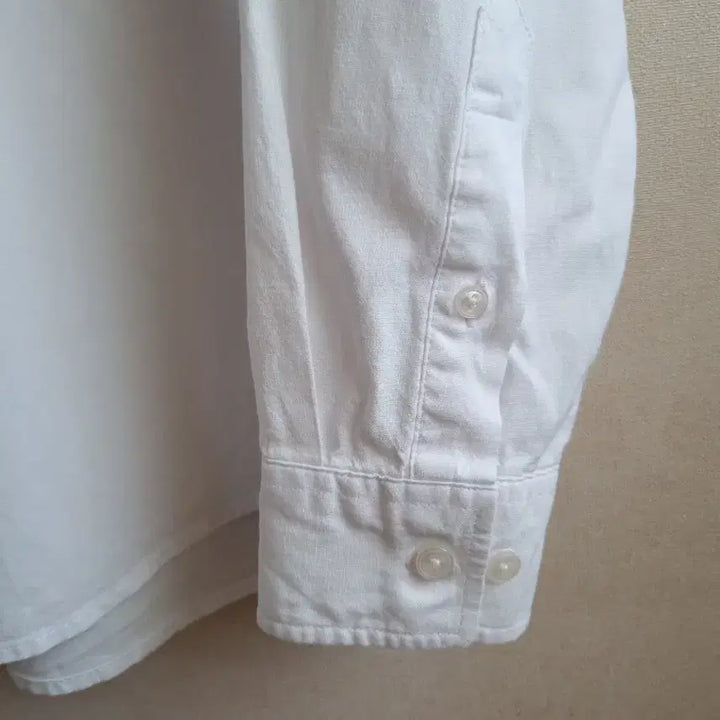 [BUNJANG] Lacoste White Shirt / 라코스테 남성 흰색 화이트 셔츠 남방