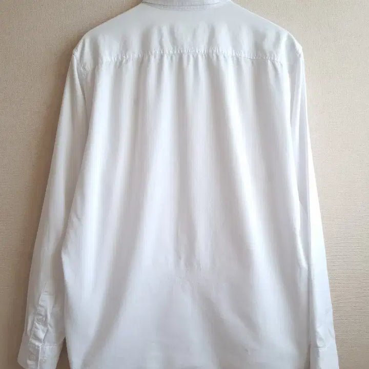 [BUNJANG] Lacoste White Shirt / 라코스테 남성 흰색 화이트 셔츠 남방