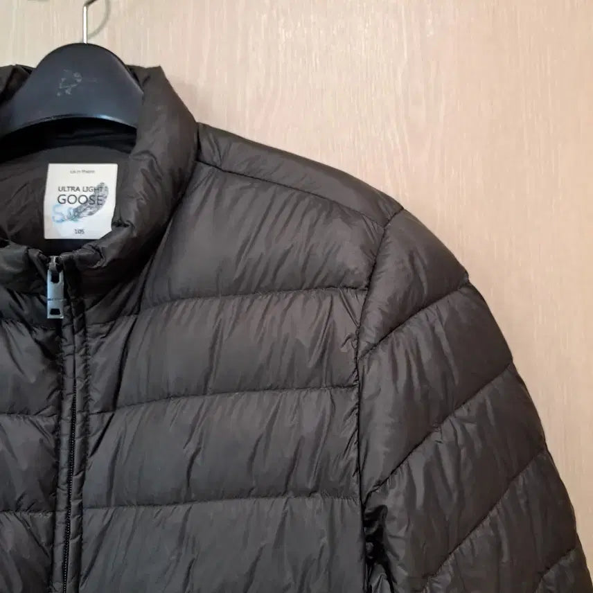 [BUNJANG] Ultra Light Goose Down Padded Jacket (Black, Size 105) / 울트라라이트 구스다운 패딩 블랙사이즈105