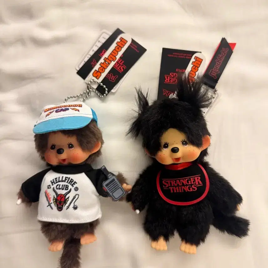 [BUNJANG] Monchhichi Stranger Things Collaboration Doll / 몬치치 X 스Stranger Things 콜라보 인형