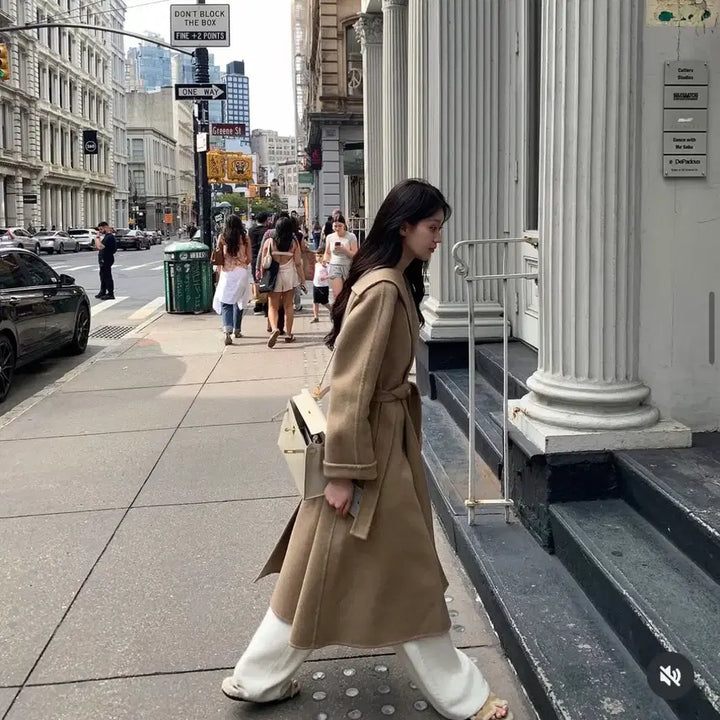 [BUNJANG] Le Sserafim Le Sserafim New York Coat / (새상품) 르플레인 뉴욕코트 롱기장