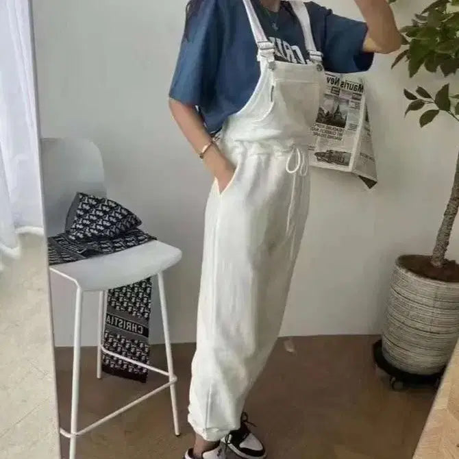 [BUNJANG] Melange Jumpsuit / 새상품세일))멜란지  쭈리 점프수트