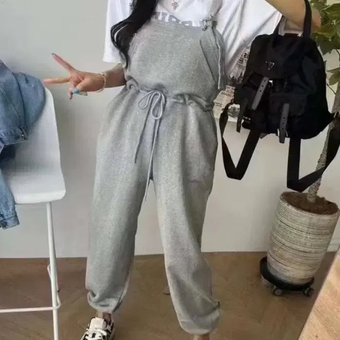 [BUNJANG] Melange Jumpsuit / 새상품세일))멜란지  쭈리 점프수트