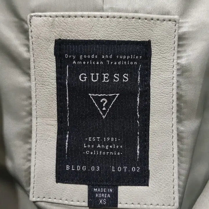 [BUNJANG] GUESS Leather Jacket / GUESS 게스 양가죽 자켓