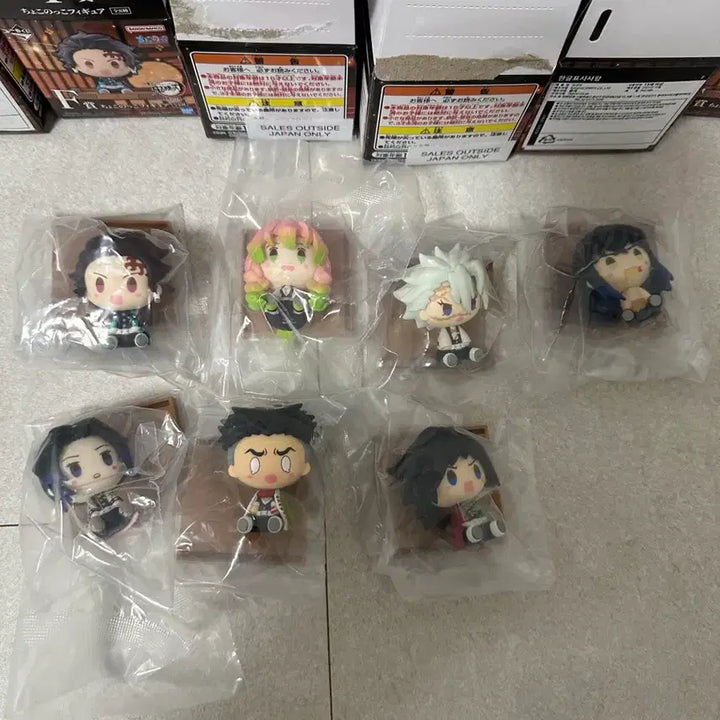[BUNJANG] Kimetsu no Yaiba Chokonokko Figure / 제일복권 귀멸의칼날 초코노코 피규어