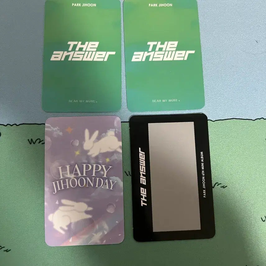 [BUNJANG] Park Jihoon Bundle Set Photocard / 아직 판매중)) 박지훈 포카 4장 일괄