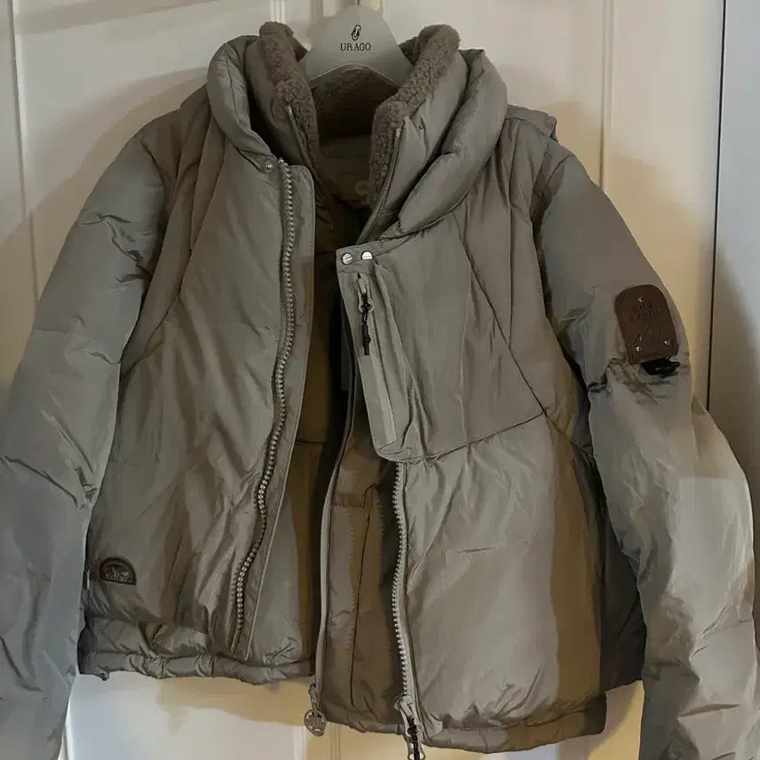 [BUNJANG] BBC Earth W Utility Down Light Ash Grey / 비비씨어스bbc earth W 보버 유틸 다운_Light Ash Grey