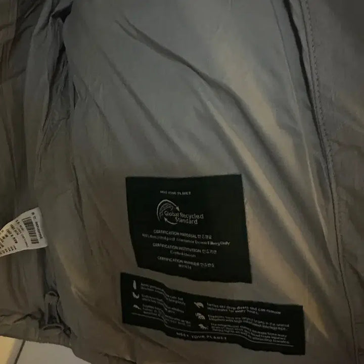 [BUNJANG] BBC Earth W Utility Down Light Ash Grey / 비비씨어스bbc earth W 보버 유틸 다운_Light Ash Grey