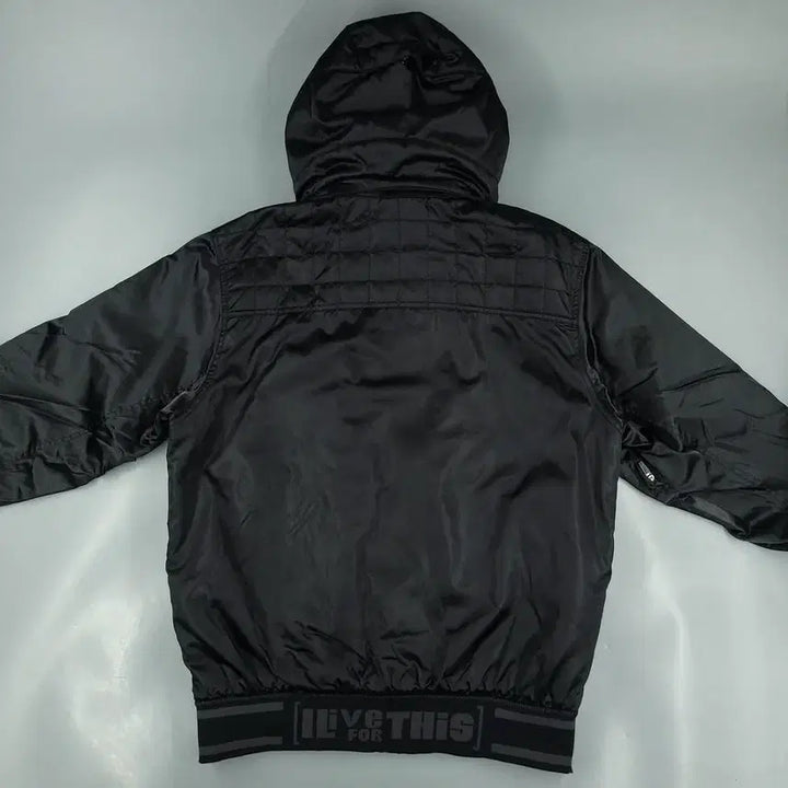 [BUNJANG] MLB Detroit Tigers Padded Polyfill / MLB 엠엘비 00s 블랙 반광 글리터 디트로이트 타이거즈 패디드 폴리필