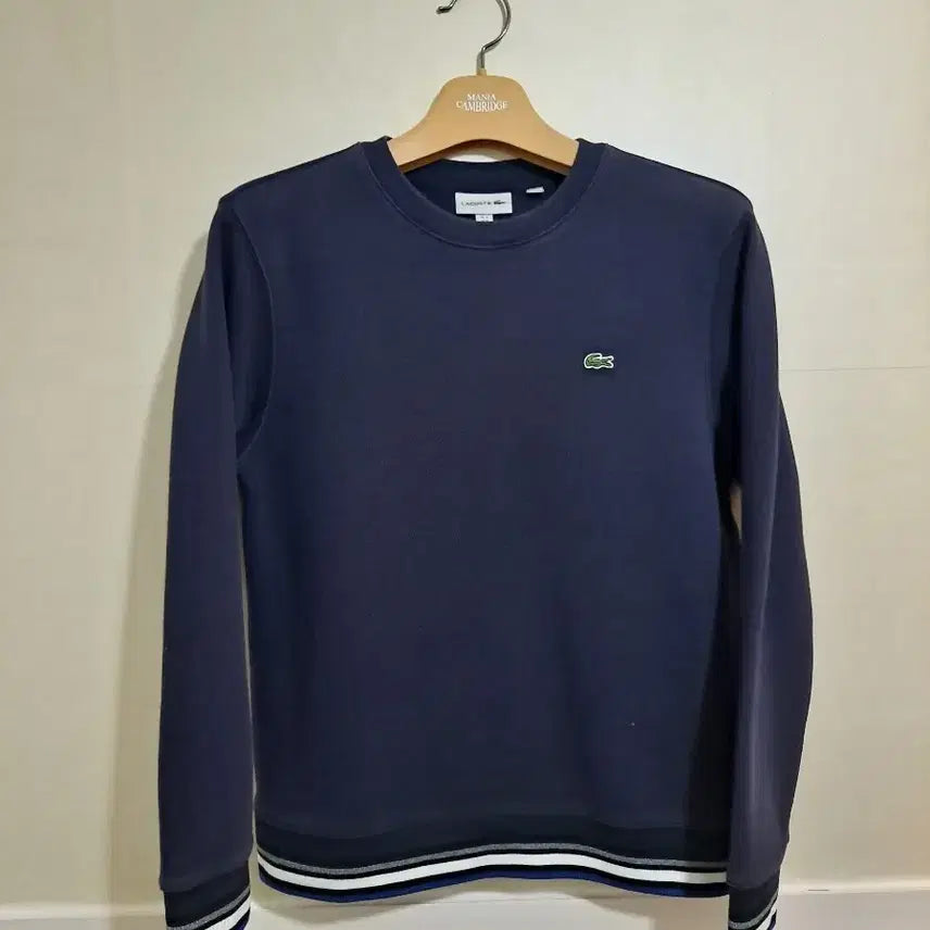 [BUNJANG] Lacoste Navy Sweatshirt / 라코스테 네이비 맨투맨 티셔츠