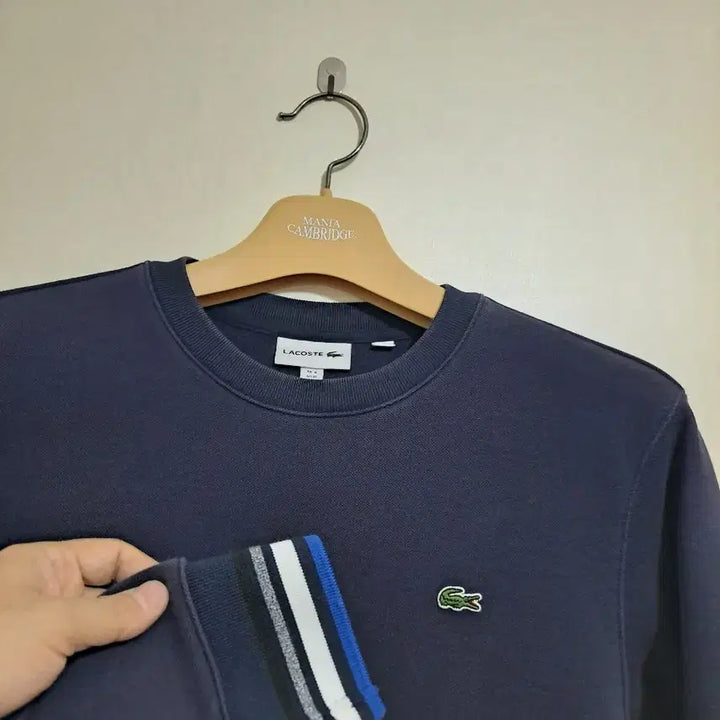 [BUNJANG] Lacoste Navy Sweatshirt / 라코스테 네이비 맨투맨 티셔츠