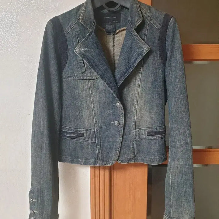 [BUNJANG] Vintage Wash Denim Jacket / (드라이완료)골덴배색 빈티지워싱 데님자켓
